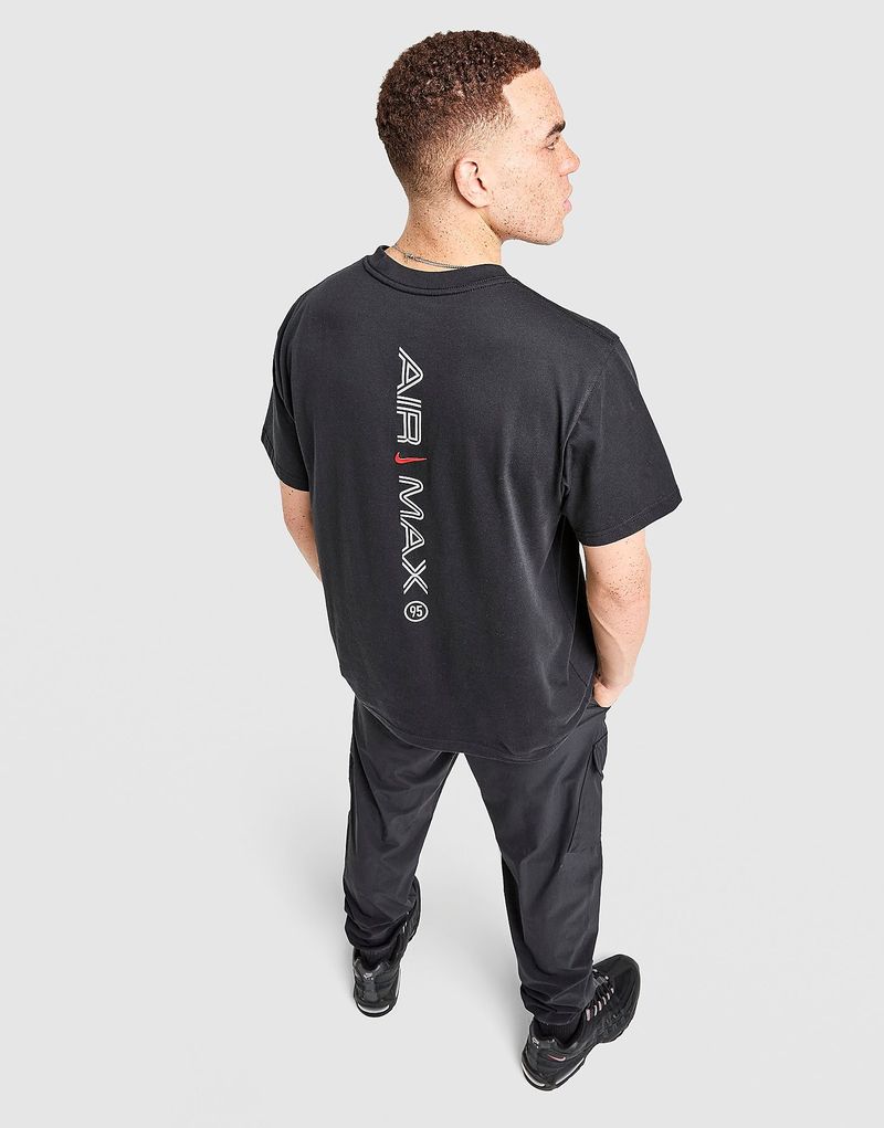 Mens Maglia Air Max 95 Graphic - Nero, nero nero Uomo taglia XXL