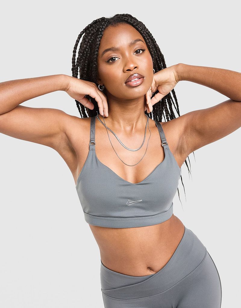Training Indy Swoosh Sport-BH Damen - Damen, Grau - female - Size: S