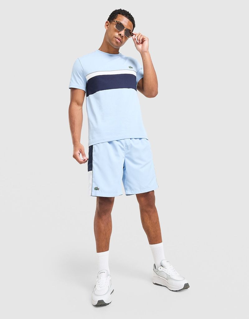 Colour Block Reflective Piping Shorts - Herren, Blau - male - Size: 3/S