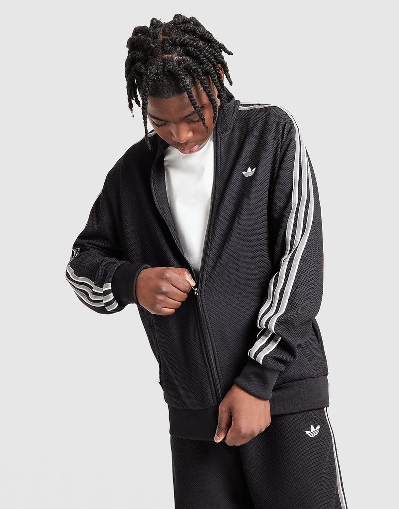 Giacca della Tuta Waffle Junior - Nero, nero nero Bambino taglia 13-14Y