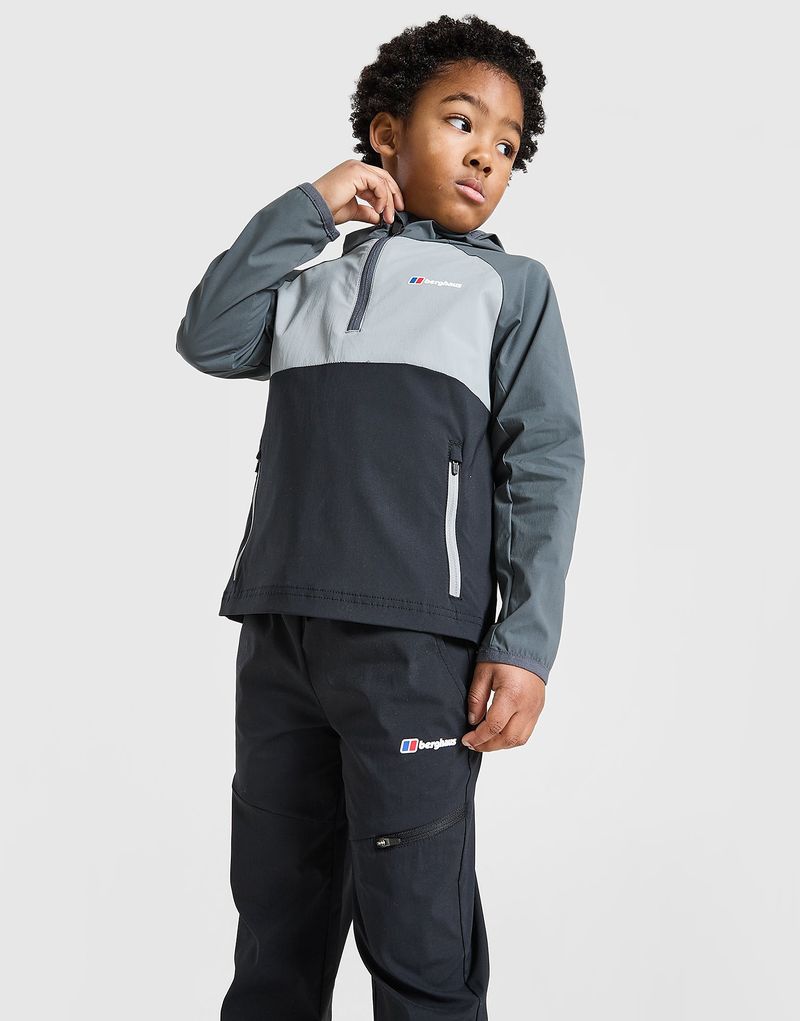 Theran 1/2 Zip Tracksuit Children, Schwarz - unisex - Size: 5-6Y