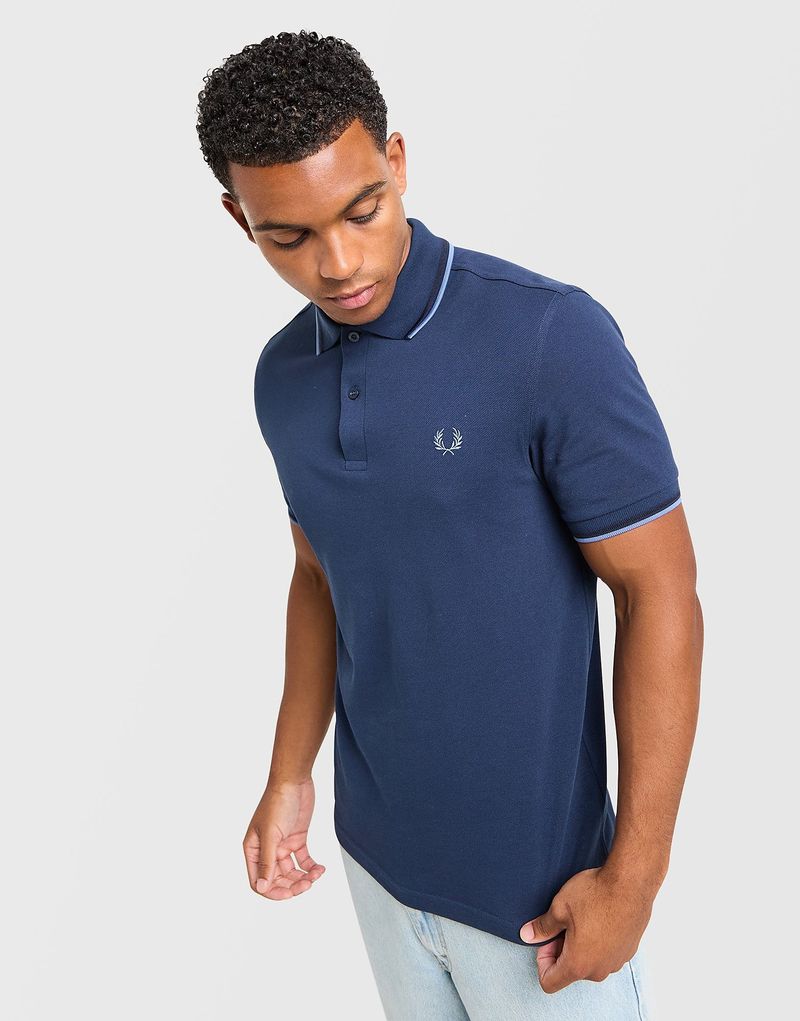 Mens Maglia Polo Twin Tipped - Blu, blu blu Uomo taglia XL