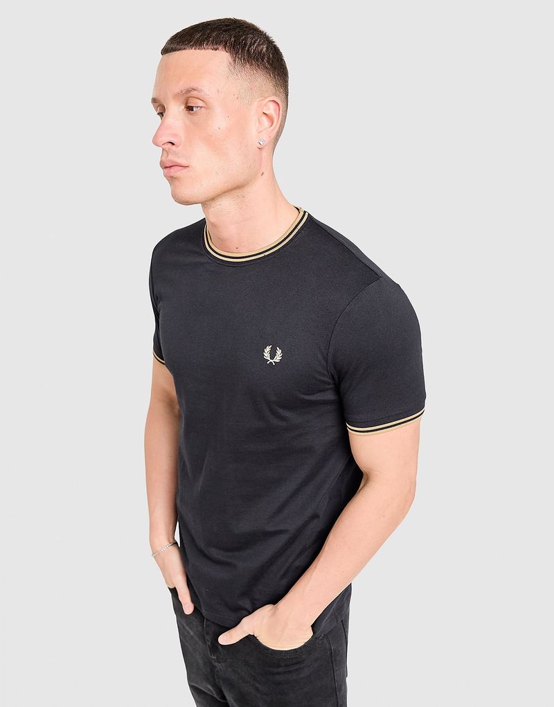 Mens Maglia Twin Tipped - Nero, nero nero Uomo taglia XL