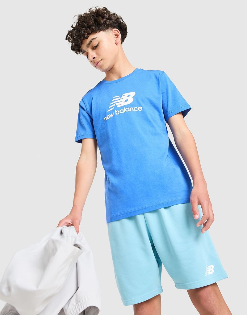 Large Logo T-Shirt/Shorts Set Junior - Blu, blu blu Bambino taglia XL