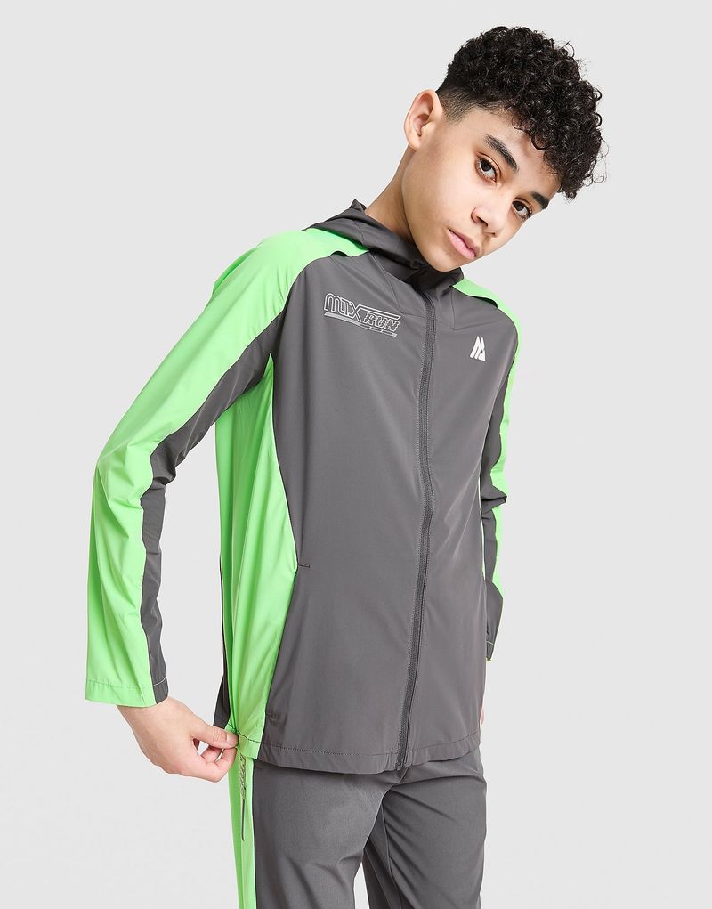 MTX Run Windbreaker Jacket Junior - Grigio, grigio grigio Bambino taglia L
