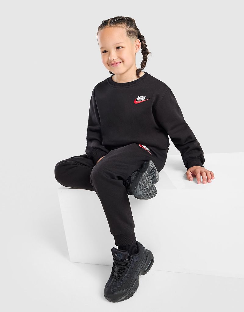 Crew Tracksuit Children, Schwarz - unisex - Size: 4-5Y