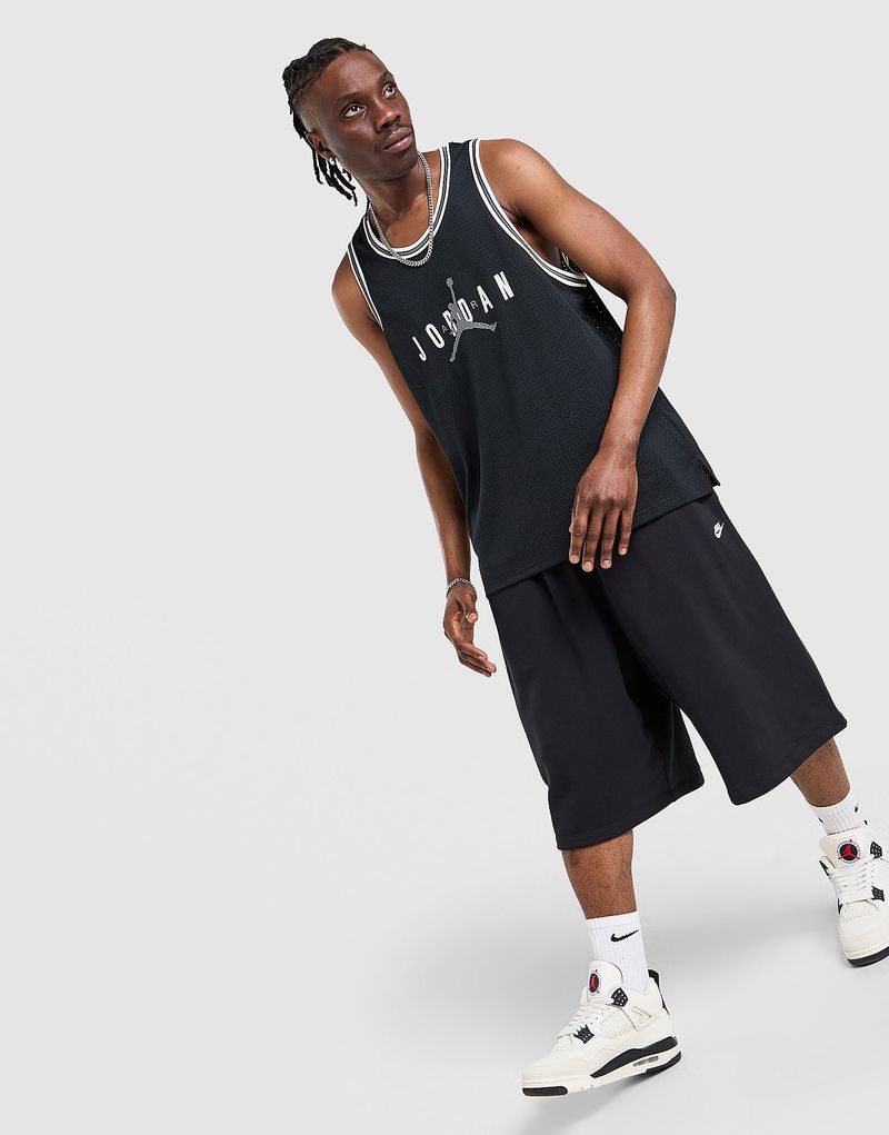 Mens Basketball Vest - Nero, nero nero Uomo taglia XL
