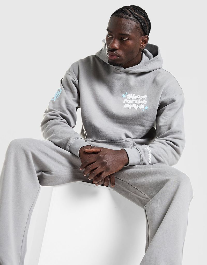 Shoot For The Stars Hoodie - Herren, Grau - male - Size: L