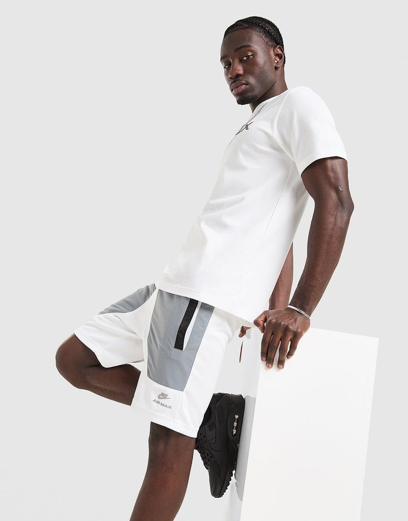 Air Max Poly Shorts - Herren, Weiss - male - Size: XS