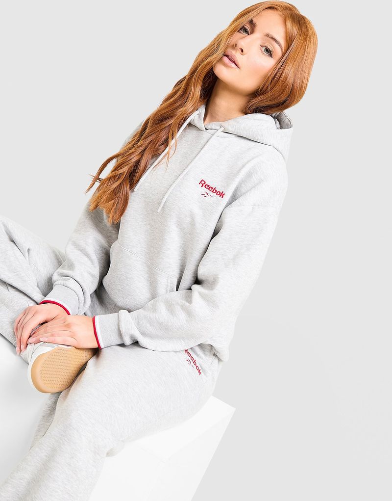 Retro Oversized Hoodie Damen - Damen, Grau - female - Size: S
