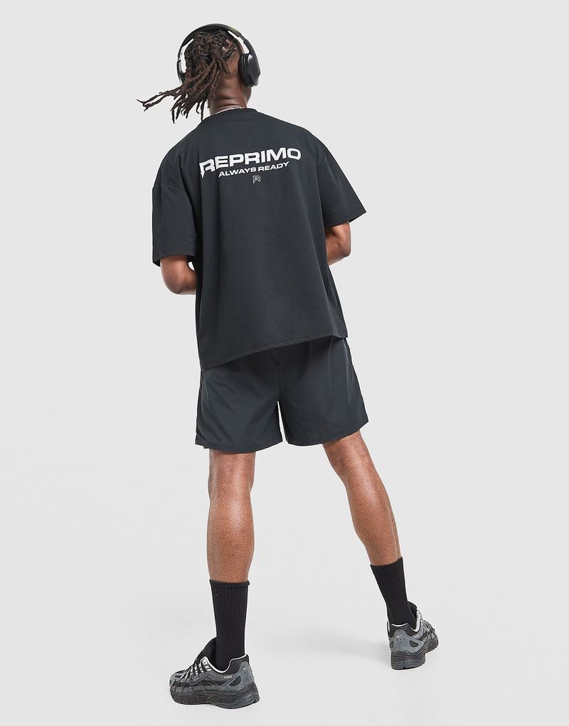 Mens Run Collective T-Shirt - Nero, nero nero Uomo taglia S