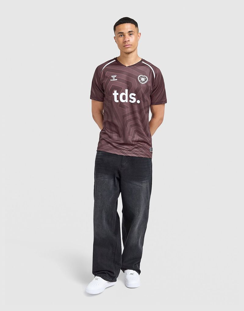 Mens Hearts 2026/27 Pre Match Shirt - Rosso, rosso rosso Uomo taglia S