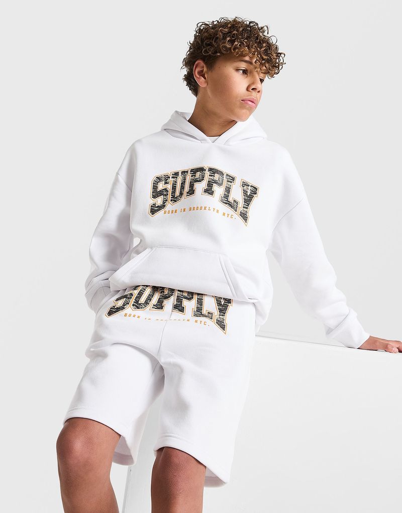 Brickshaw Shorts Junior - Bianco, bianco bianco Bambino taglia 10-12Y