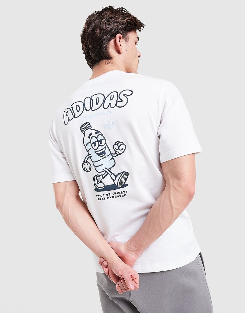 Mens Maglia Water Graphic - Bianco, bianco bianco Uomo taglia M