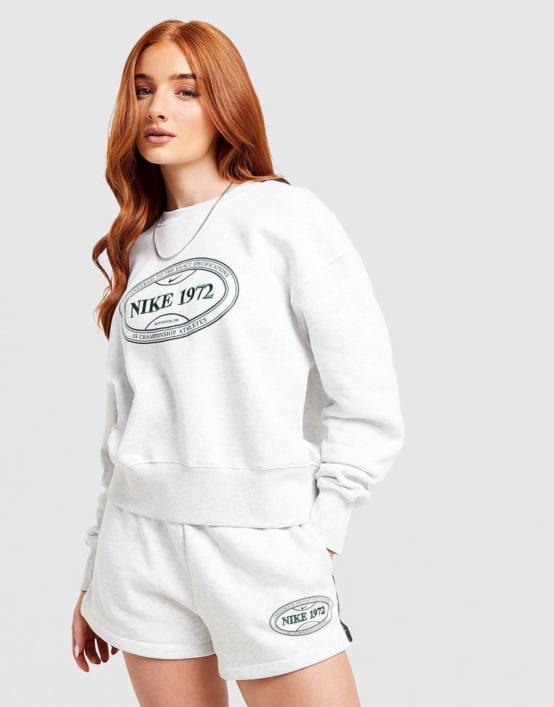 Womens Tennis 1972 Crew Sweatshirt - Grigio, grigio grigio Donna taglia M