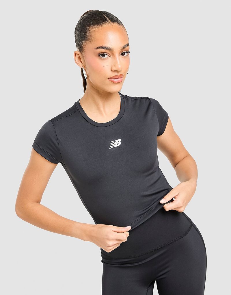 Womens Maglia Baby Essential Logo - Nero, nero nero Donna taglia XL