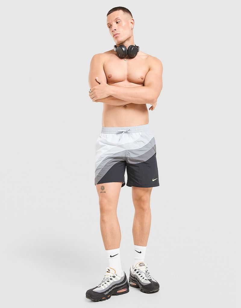 Mens Costume da bagno AM95 - Grigio, grigio grigio Uomo taglia XL