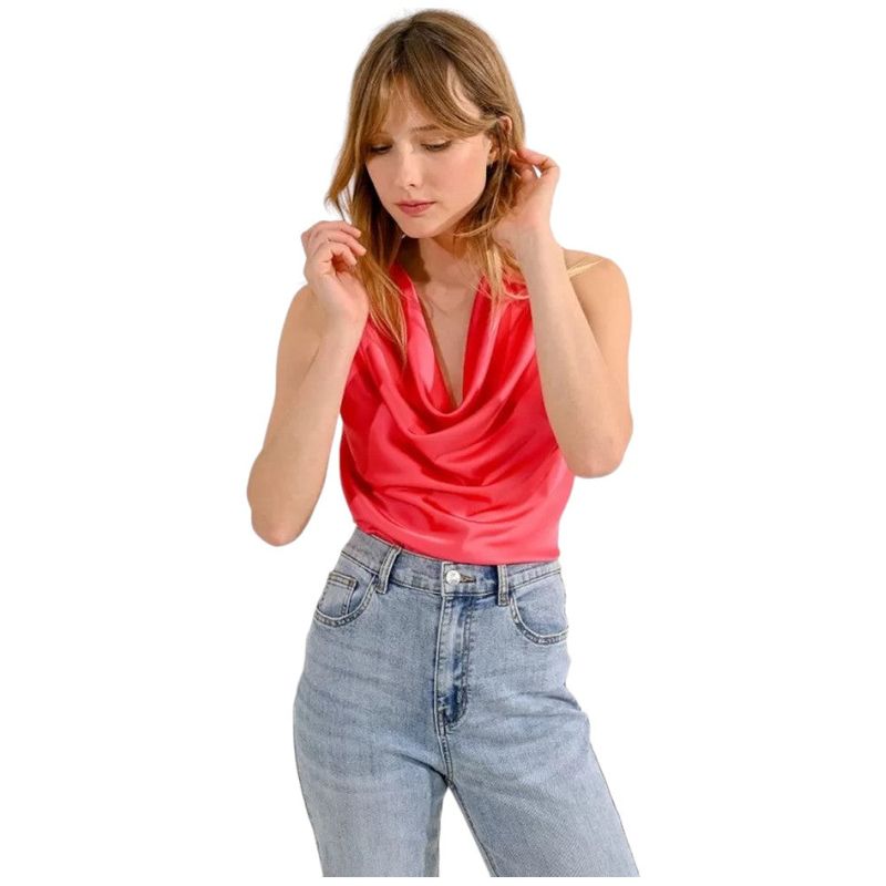 Molly Bracken top corallo MW114CP