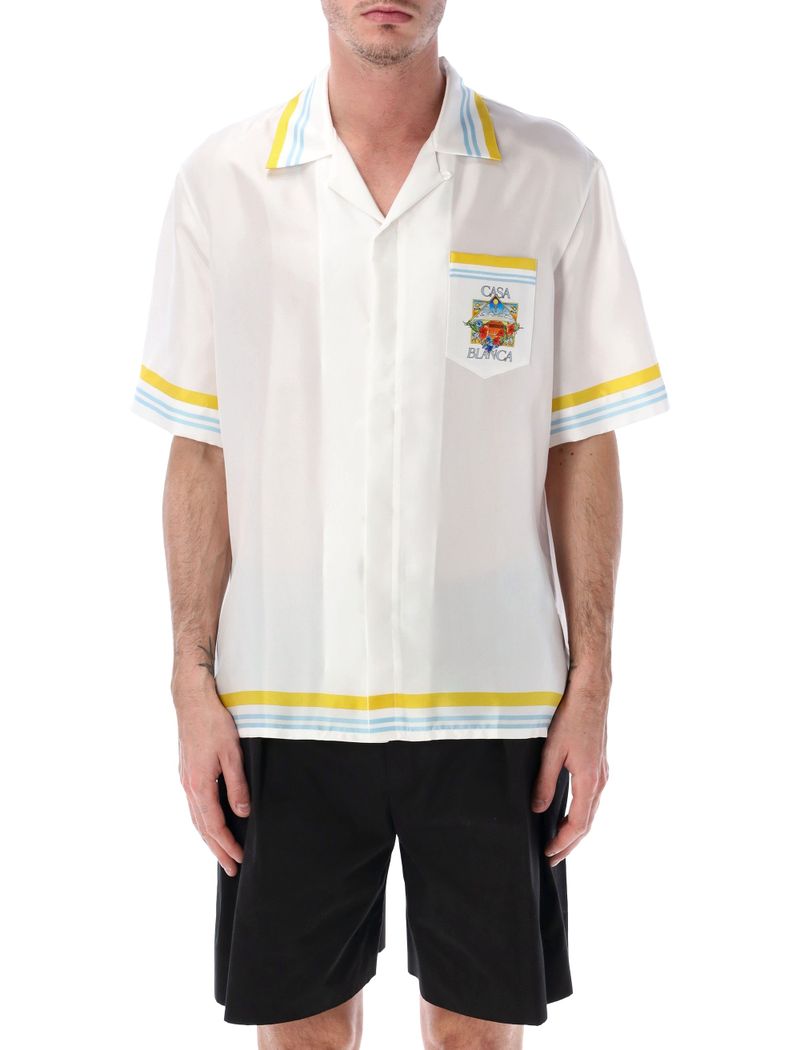 Halftone Logo Short Sleeve Shirt
