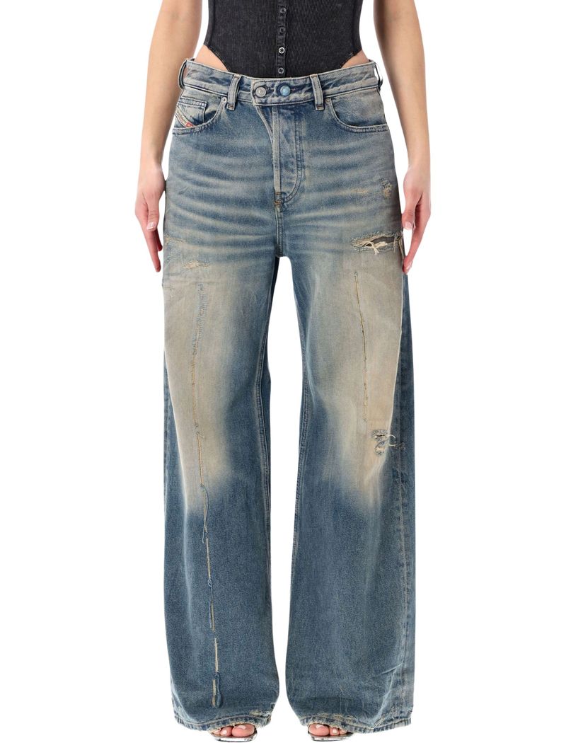 Relaxed Oversized Fit Low-Rise Jeans