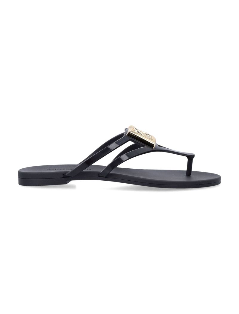 DG Logo Embossed Flat Sandals - Women's Size Options Available
