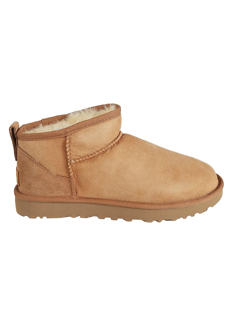 Luxury Mini Sheepskin Ankle Boots for Women