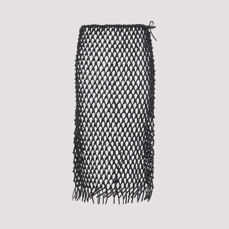 The Frankie Shop Mini Leather Skirt