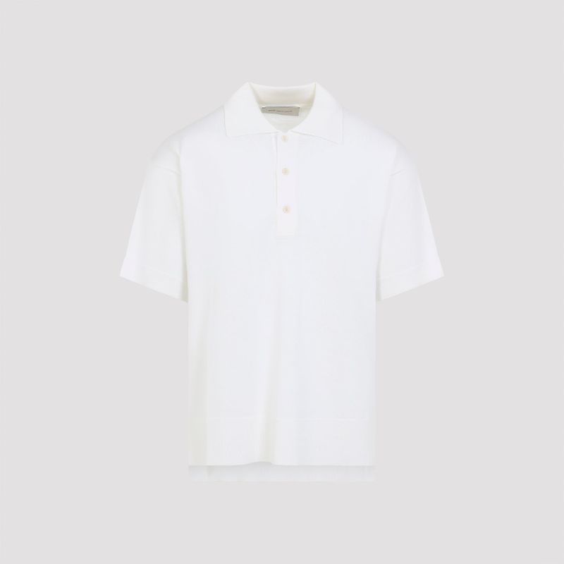 AMI Thin Wool Short Sleeves Ami de Coeur Polo