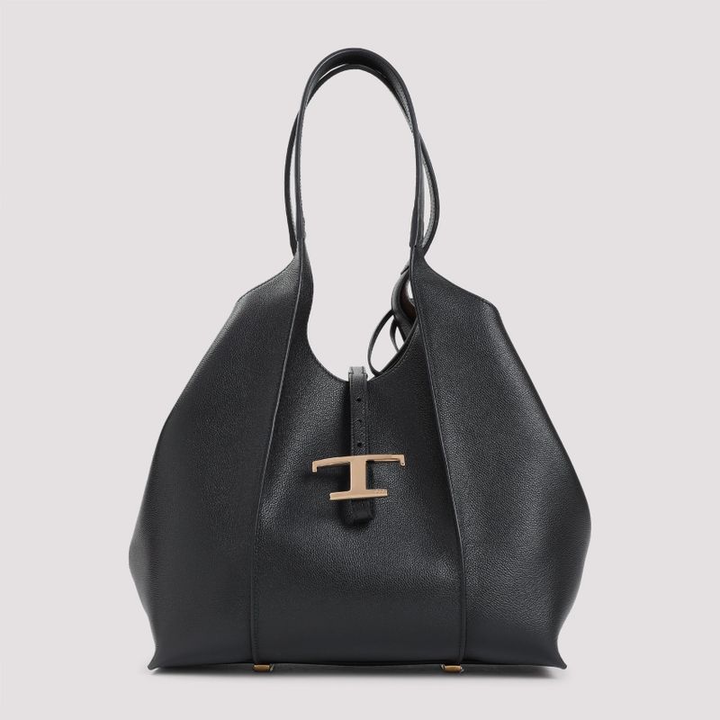 T Timeless Shopping Bag in Leather Small