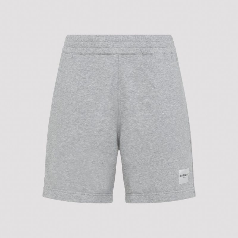 Bermuda Shorts in Fleece with Paris Gros Grain