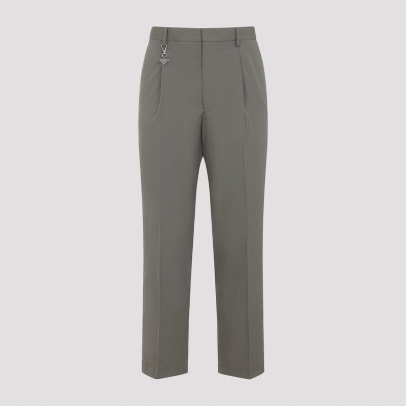Cotton Straight Leg Pants for Men - SS26