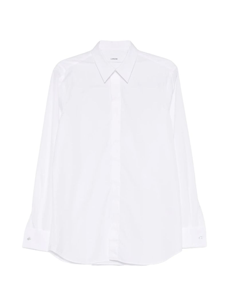Classic Button-Down Shirt with French Cuffs - Size M