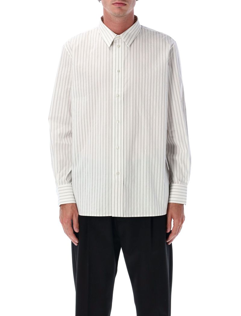 Refined Cotton and Viscose Poplin Shirt - Size 41