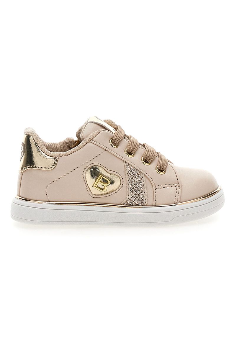 Sneakers rosa con dettagli oro L97409510 20