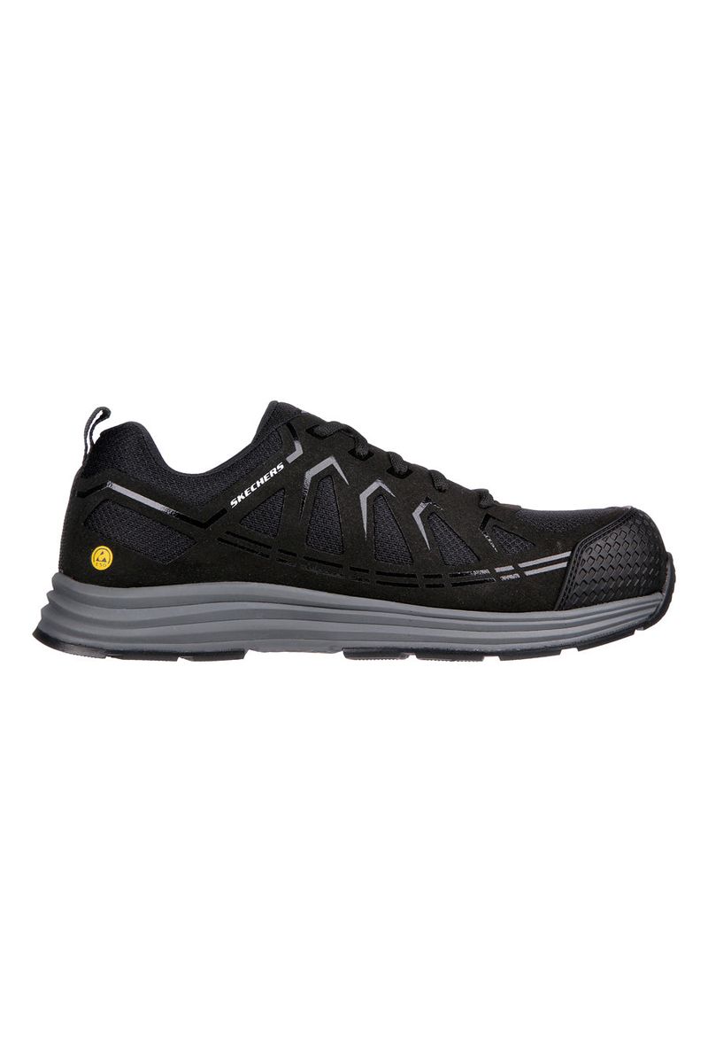 Scarpe Antinfortunistiche Nere Work: Malad II Comp Toe S1 P SRA ESD 45