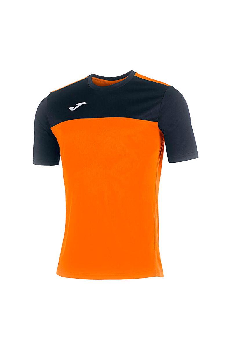 Maglia Maniche Corte Sportiva Arancione e Nera WINNER M