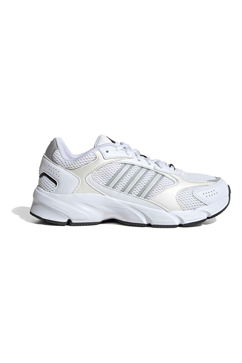Sneakers bianche in mesh con dettagli argento e suola Cloudfoam Crazychaos 2000 40⅔