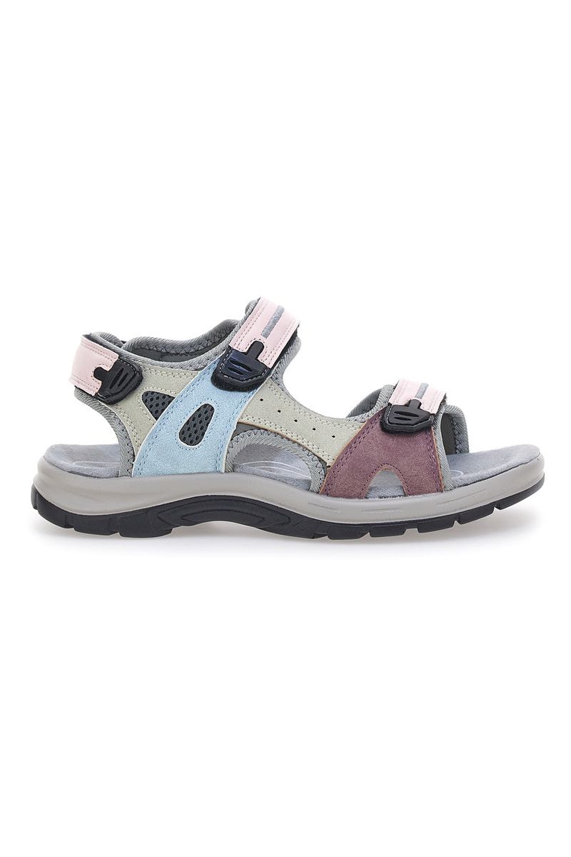 Sandali sportivi multicolor con chiusura a strappo 51357 39
