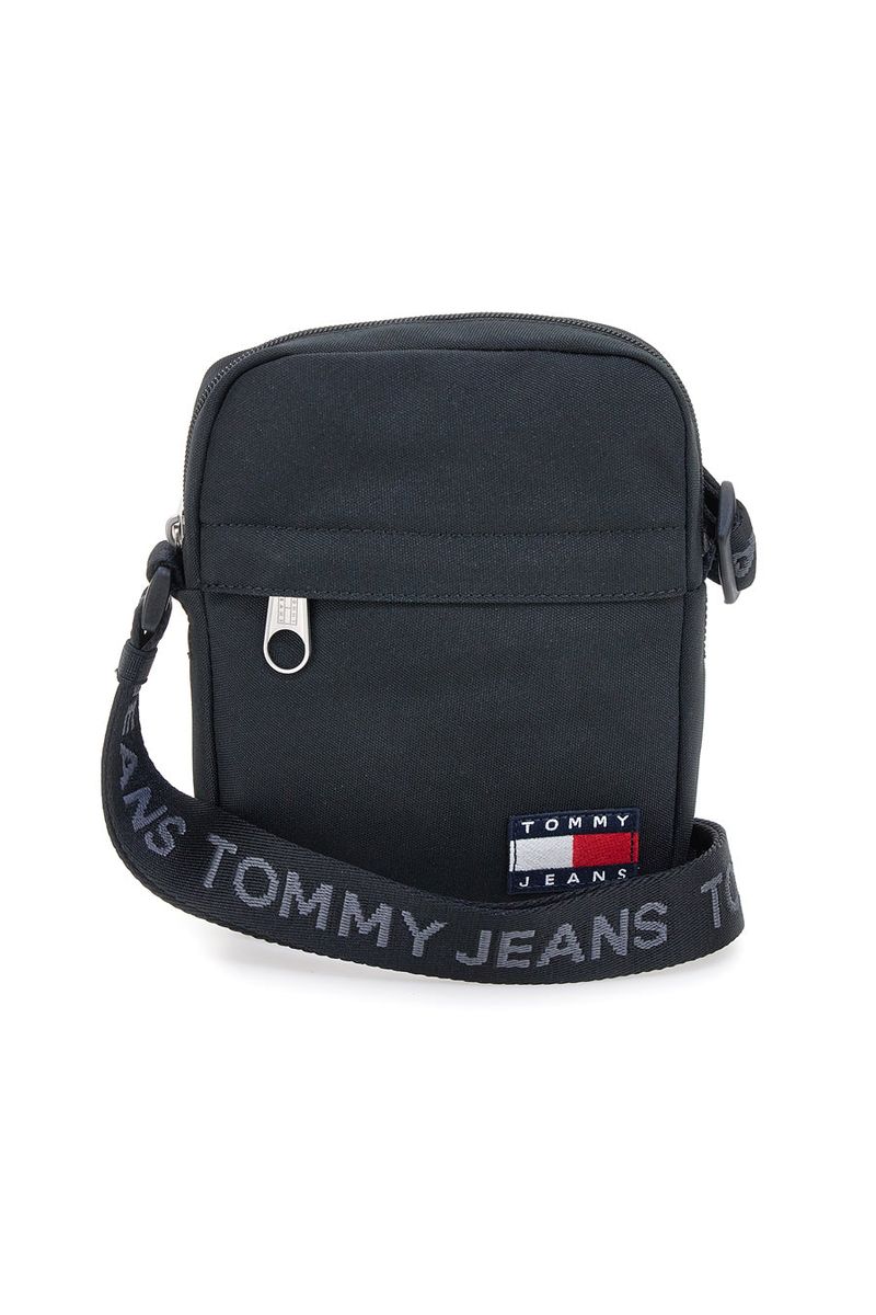 Borsello a tracolla nero con logo Tommy Jeans TOMMY DAILY REPORTER