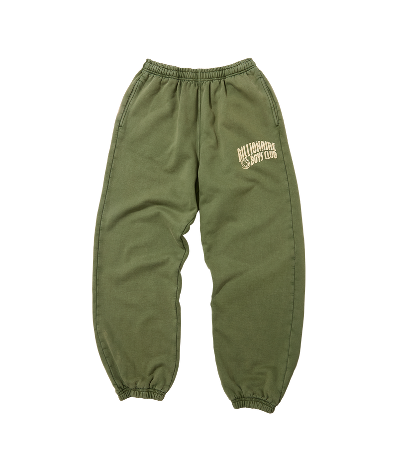 Washed Arch Logo Sweatpants - Forest