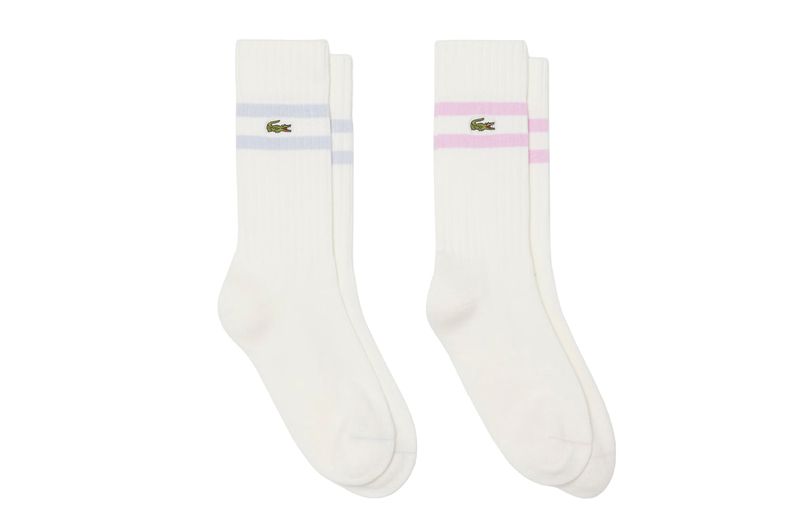 Socken aus gerippter Baumwolle (2 Paar) - Socken - weiss - Unisex - Size: 43-46