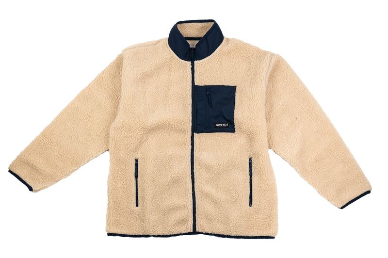 Sherpa Jacket - Jacke-Fleece - beige - Herren - Size: L