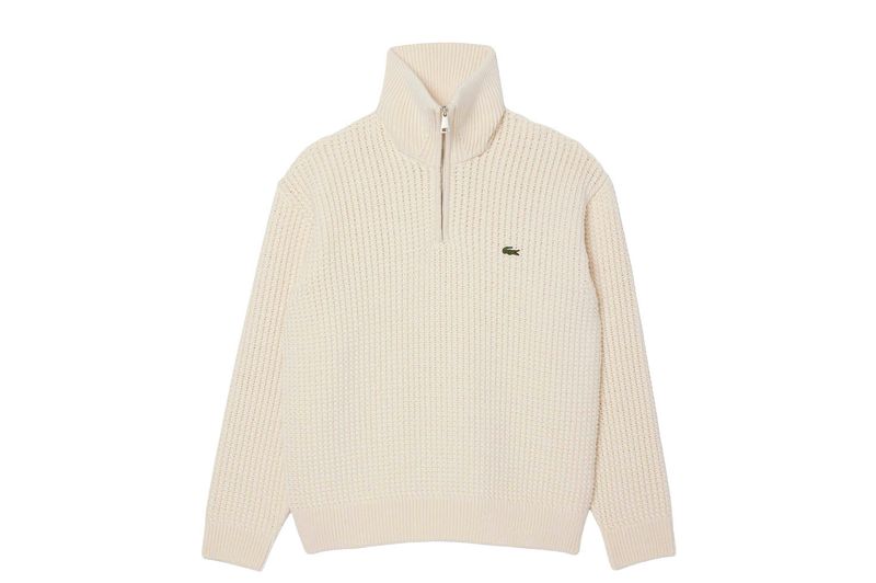 Wollpullover - Sweatshirt-Strick - beige - Herren - Size: L