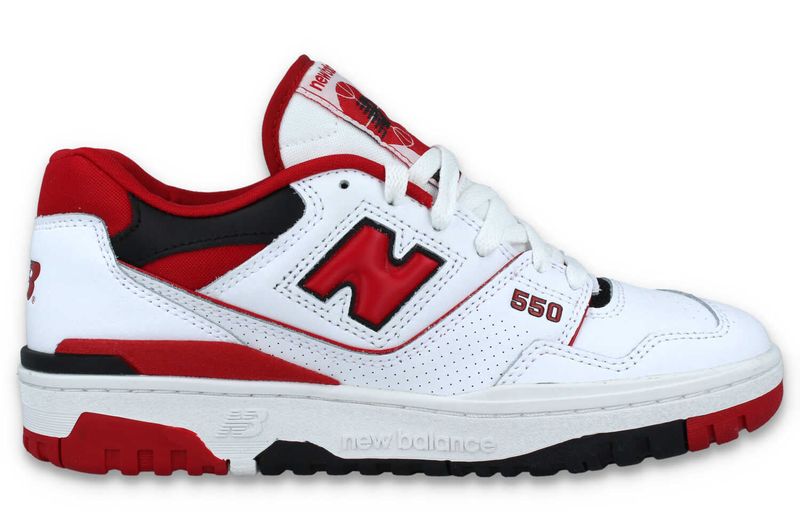 New - BB 550 SE1 - Sneaker - weiß rot - Herren - Size: 45