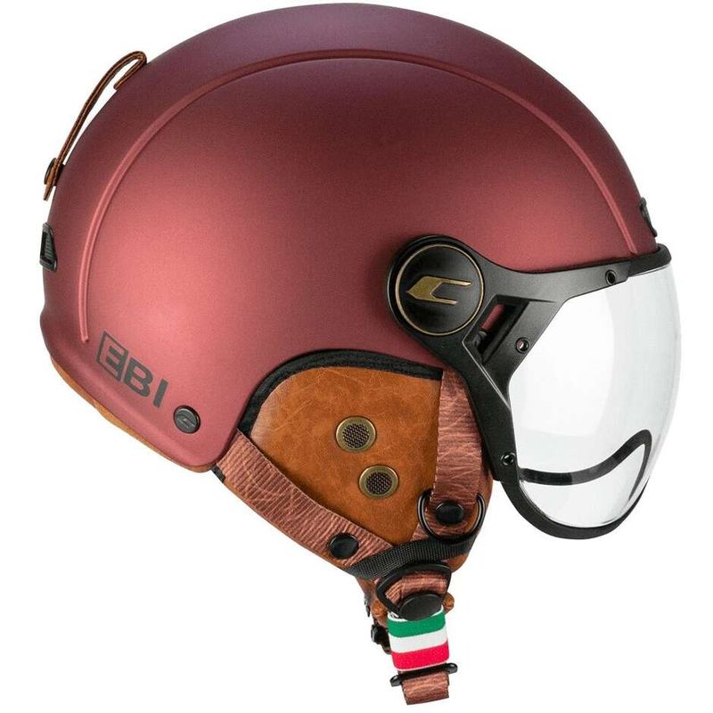 Casco Bici 801V EBI VINTAGE Bordeaux satinato taglia M