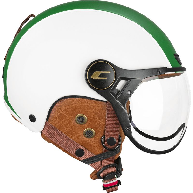 Casco da Bici & Sci 801a EBI ITALIA Verde Bianco Rosso O taglia S