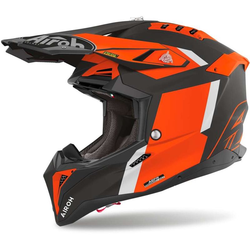 Casco Moto Cross Enduro AVIATOR 3 GLORY Arancio Opaco taglia S