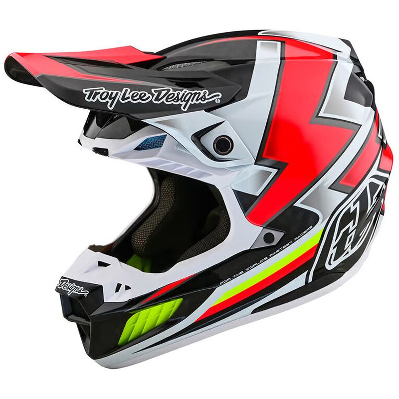 Casco Moto Cross Enduro Troy Lee Design SE5 ECE CARBON EVER taglia M