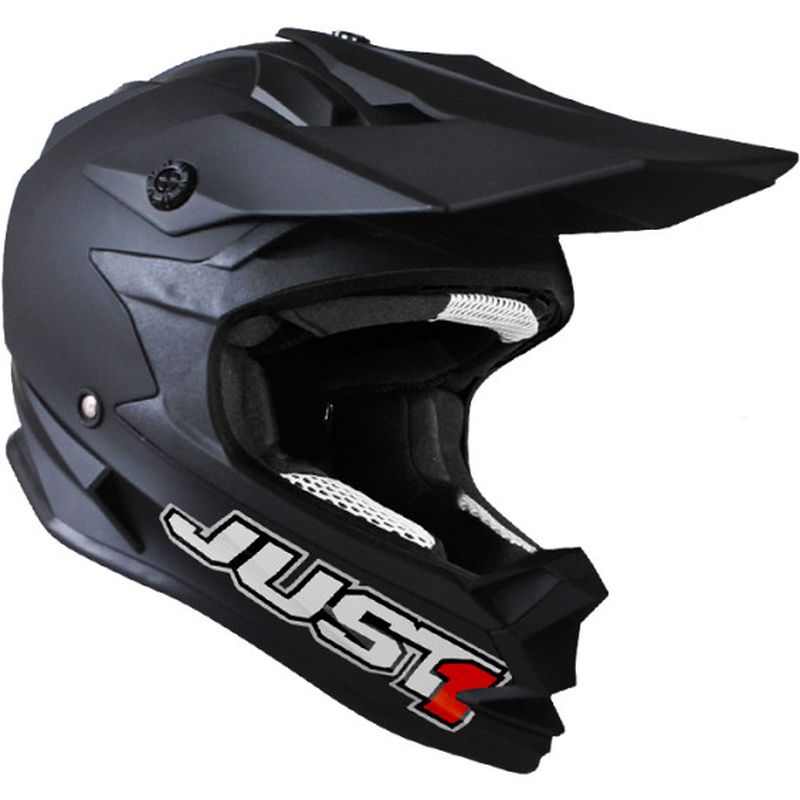 Casco Moto da Bambino Cross Enduro J32 SOLID Nero Opac taglia M