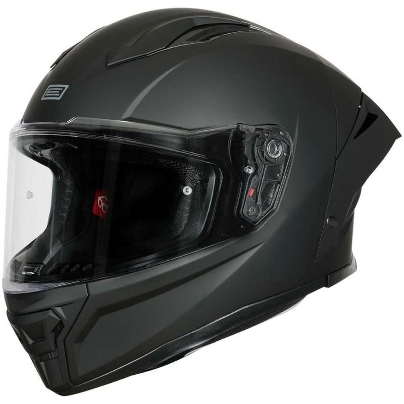 Casco Moto Integrale PISTA SOLID Opaco Nero 22.06 taglia XL